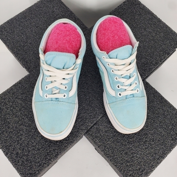 Vans Off The Wall Tiffany Blue Sneakers 7 Women's 5.5 Men's Shoes 500714 - Picture 11 of 11